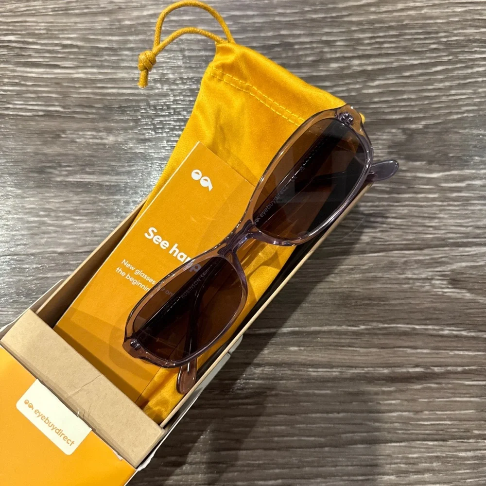 Eye Buy Direct Robinson Cat Eye Gray Sunglasses